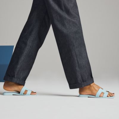 オラン - ブルー - レディス シューズ | レザーシューズ | Hermès